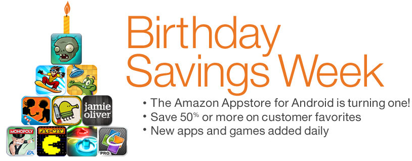 Amazon Appstore Birthday Sales