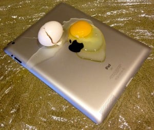 New iPad Fry an Egg