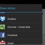 Zite for Android Share