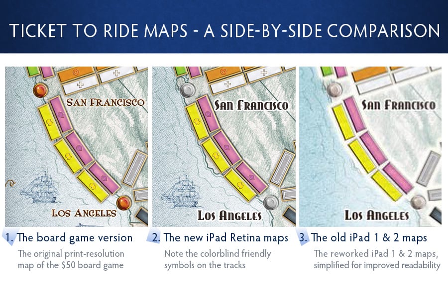 Ticket To Ride Retina Display Graphics