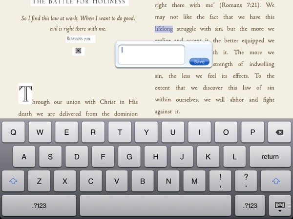 Kindle notes
