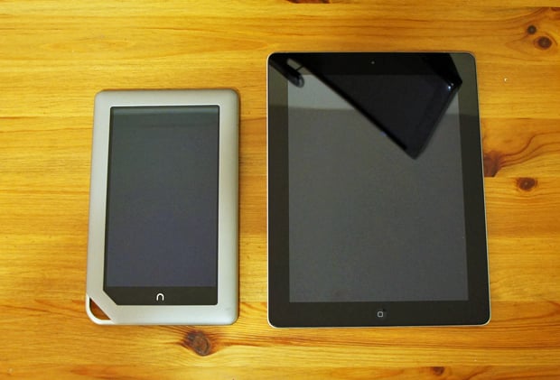 Nook Tablet and iPad 3rd Generation