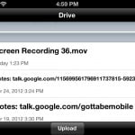 Google Drive iPhone App - downloads