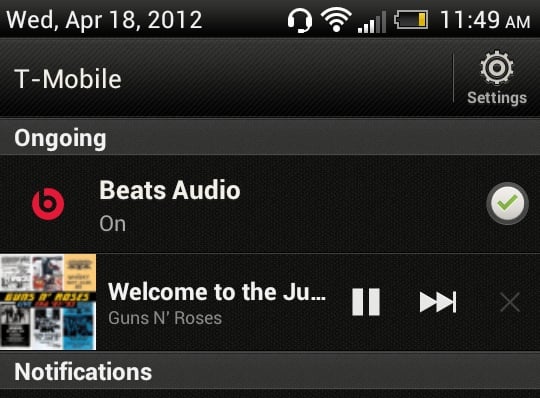 HTC One S - Beats Audio On