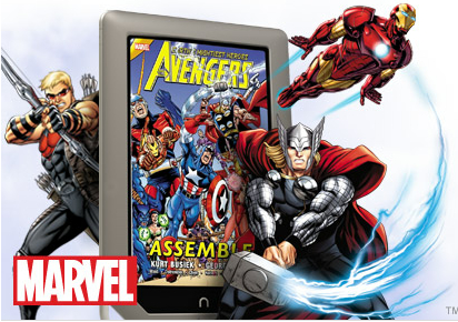 Nook Tablet Avangers Graphic Novels