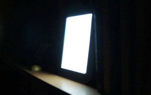 Nook Simple Touch with Glowlight On