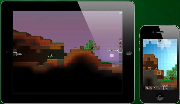 The Blockheads is a 2D Minecraft-esque Game for iOS