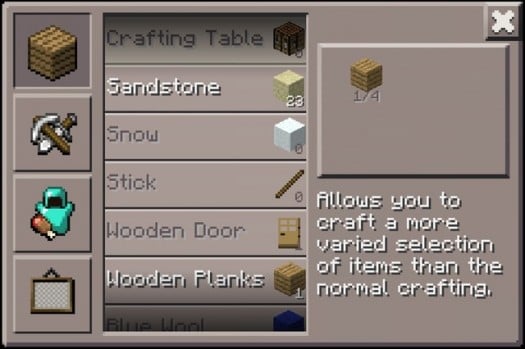 Minecraft: Pocket Edition Finally Supports Crafting