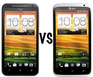 HTC EVO 4G LTE vs HTC One X