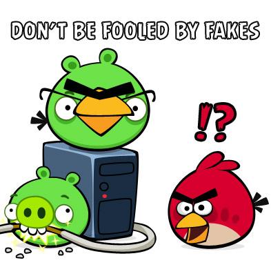 fake angry birds space