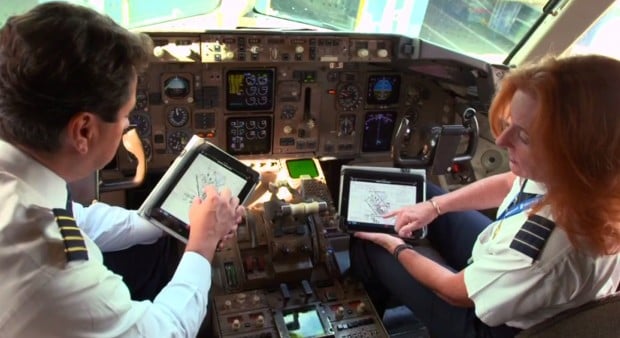 ipad in cockpit
