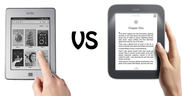 Kindle Touch vs Nook Simple Touch With GlowLight