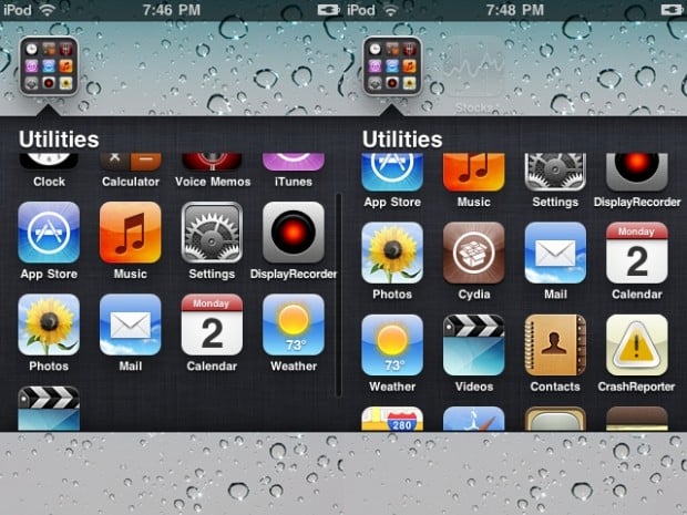 no app folder limits iOS 6 - infinifolders
