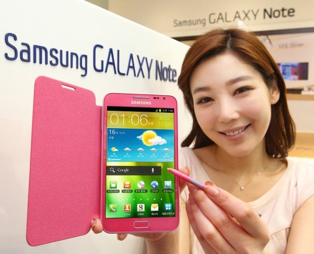 Pink Galaxy Note Goes on Sale