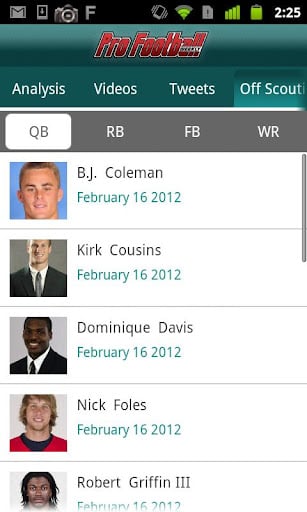 Pro Football Weekly Insider app