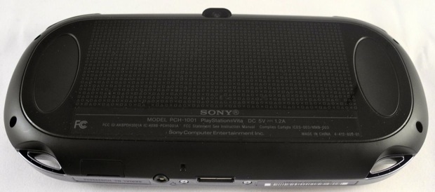PSP Vita has a large touch panel on the rear