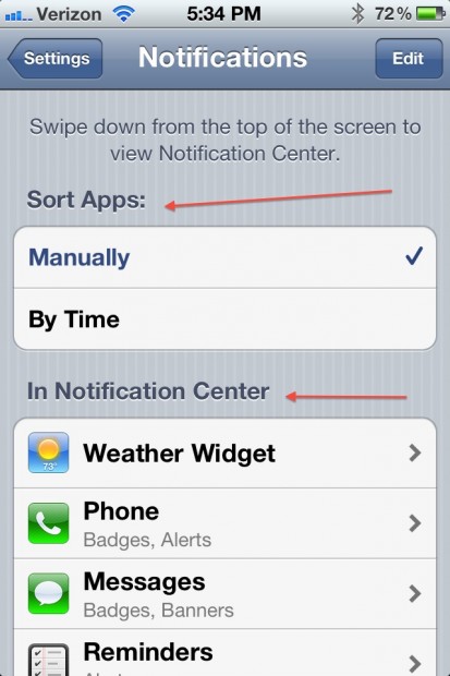 Remove app from notification center iPhone.jpeg 3