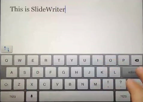 SlideWriter iPad text editor with better test selection