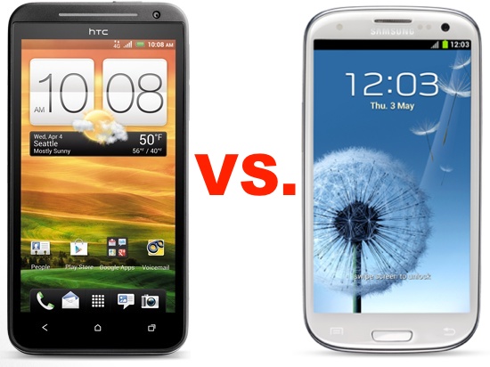 HTC EVO 4G LTE vs Samsung Galaxy S III