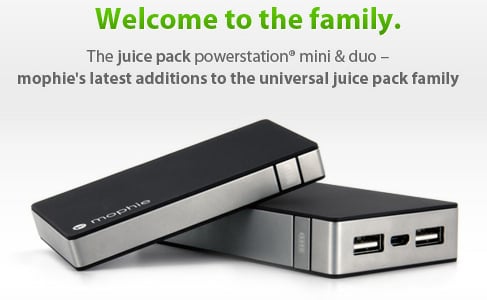 Mophie Juice Pack PowerStation Mini and Duo