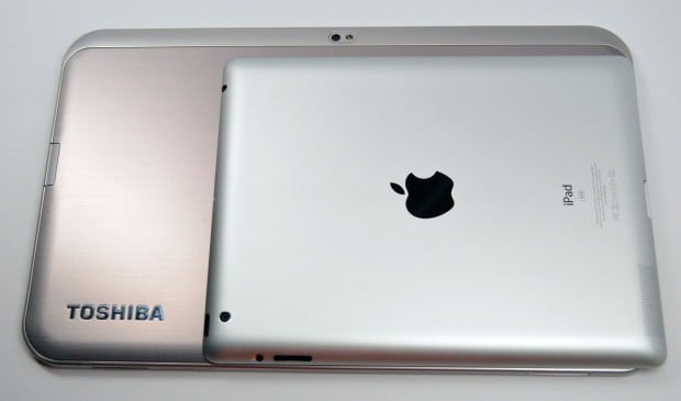 Toshiba Excite 13 vs iPad Size