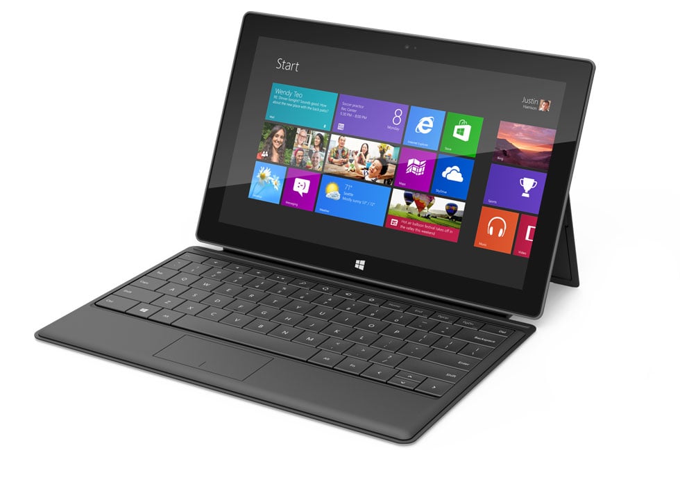 Microsoft Surface tablet black
