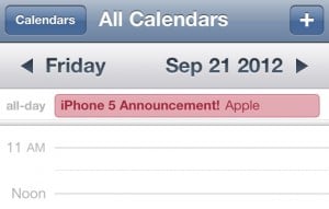 iPhone 5 Release Date in September