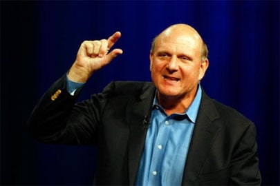 Microsoft's Steve Ballmer routinely has issues with connecting directly to users.