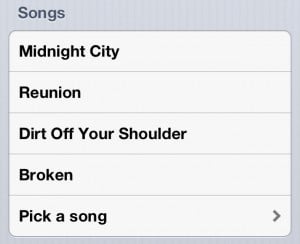 Music alarms iOS 6