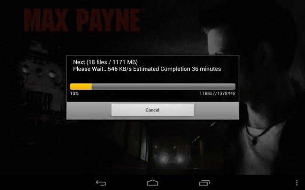 Nexus 7 Game issues
