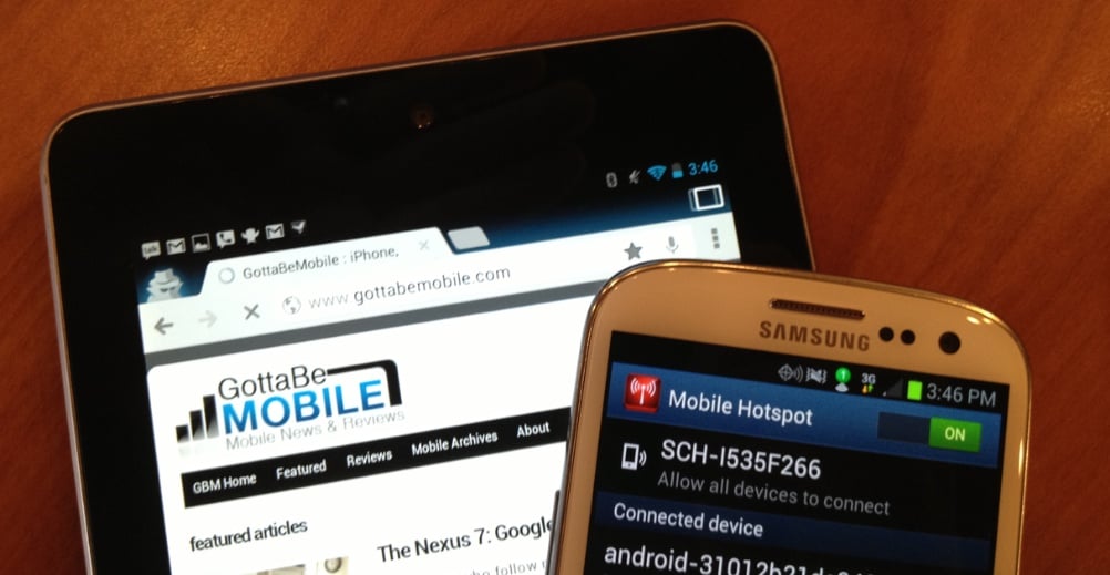 Nexus 7 mobile hotspot