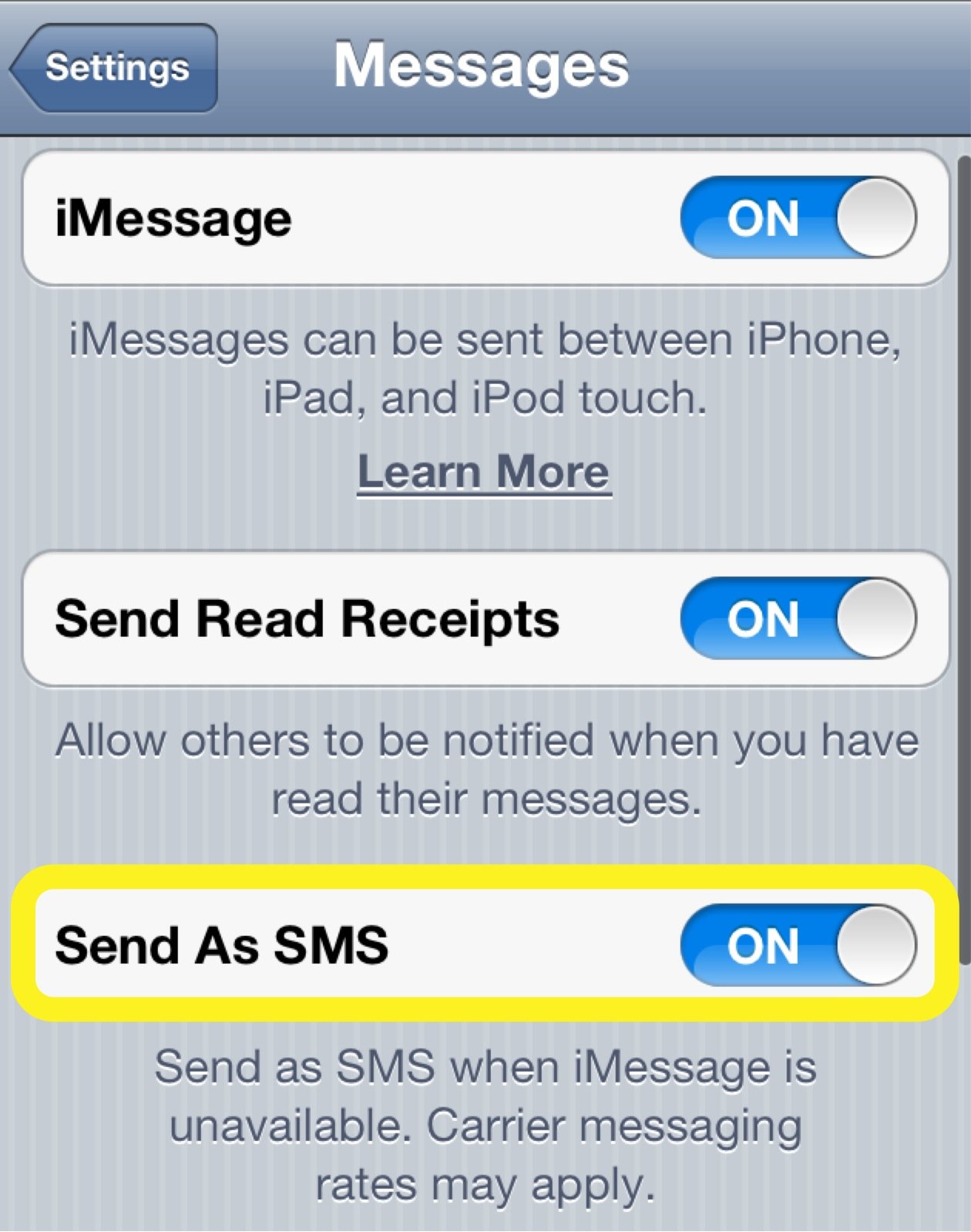 why did my imessage automatically send as a text message