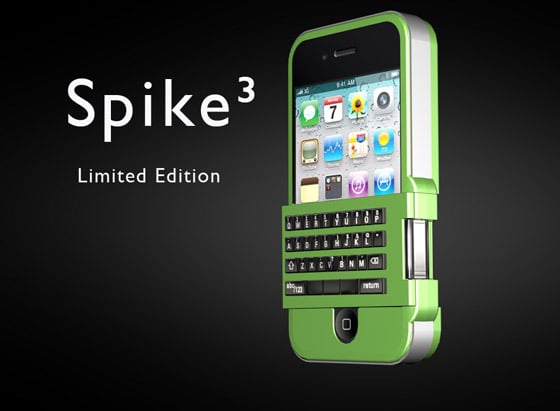Spike iPhone Keyboard Case Delivers BlackBerry Style Keys Spike iPhone Keyboard Case Delivers BlackBerry Style Keys
