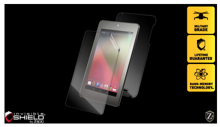 Zagg InvisibleShield for Nexus 7