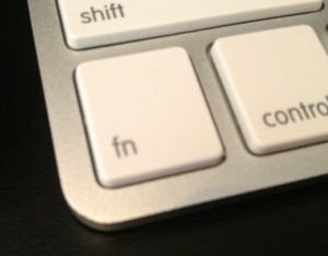 function key is your new best friend with dictation for OS X