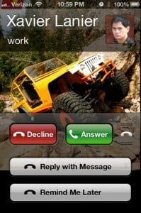 iOS 6 Reply with mEssage feature