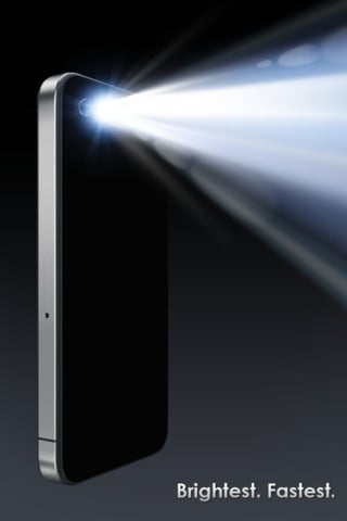 iPhone flashlight