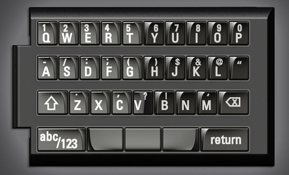 iPhone physical keyboard
