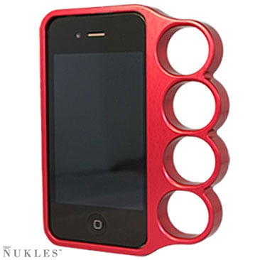 nukles red iphone case