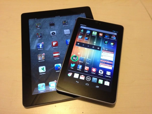 Apple iPad versus Google Nexus 7