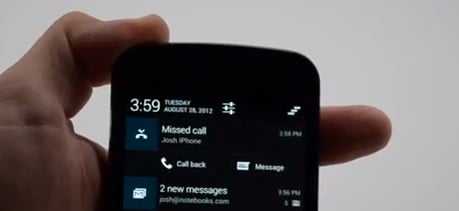 Android Jelly Bean Expanded Notifications