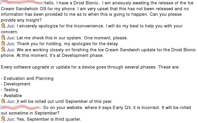 Droid Bionic ICS Update