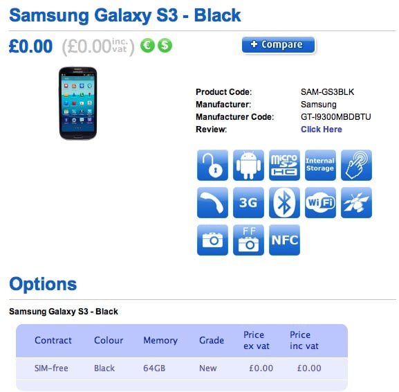 Galaxy S III 64GB Release Date October