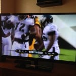 NFL Preseason Live Review iPad - on HDTV