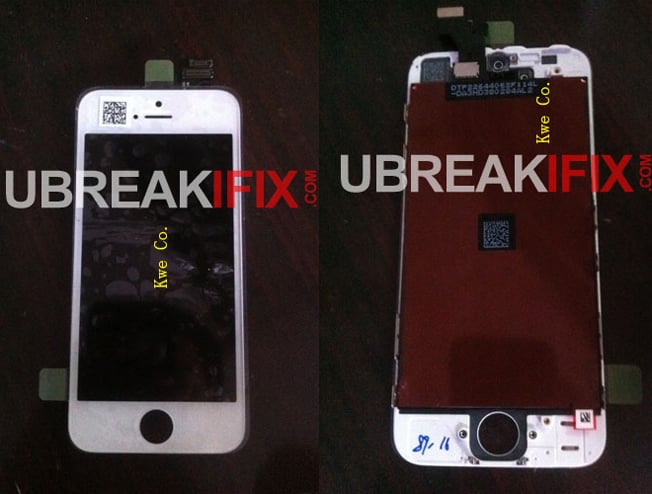iPhone 5 front panel with screen