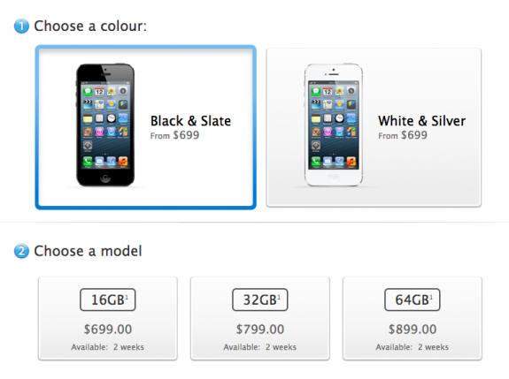 Canada iPhone 5 pre-orders sold out