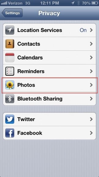 Facebook Photo Upload Not Allowed Lock Icon - 3