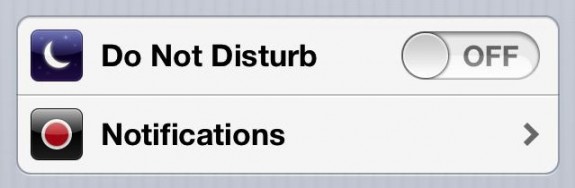 How to Use Do Not Disturb on iOS 6 - 1