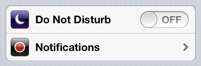 How to Use Do Not Disturb on iOS 6 - 1
