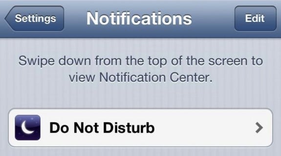 How to Use Do Not Disturb on iOS 6 - 2